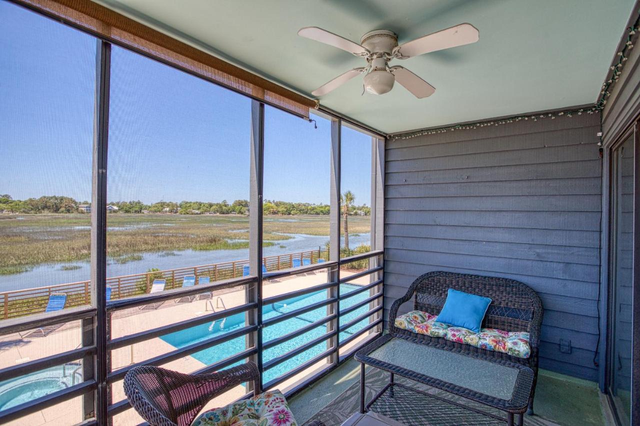 Bella Vista: Marshfront Condo 1 Block To The Beach. Pool & Hot Tub-1St Floor Murrells Inlet Exterior foto